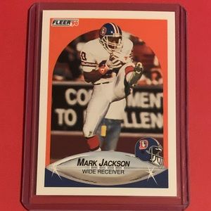 Mark Jackson #24 1990 Fleer Football Trading Card